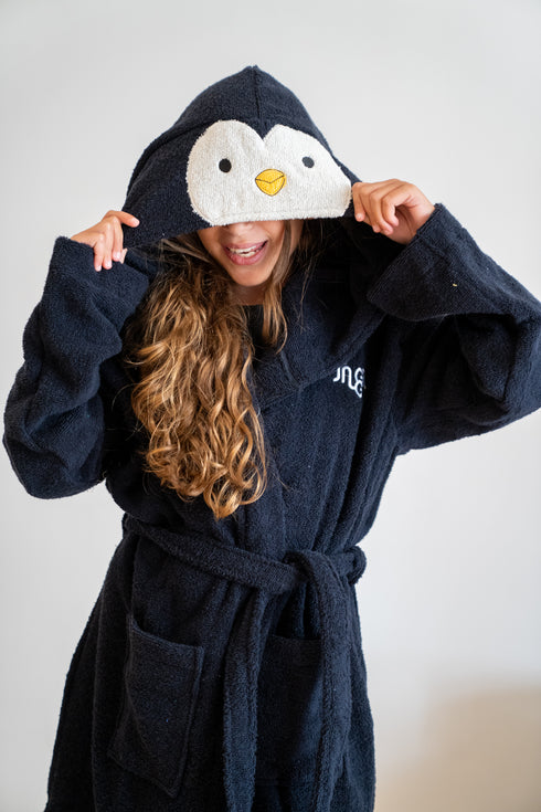 Snuggs Animal kids Bathrobe Penguin